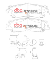 Load image into Gallery viewer, DBA 2022+ Toyota Landcruiser 300 Series XP Xtreme Performance Rear Brake Pads w/ Shims &amp; Clips