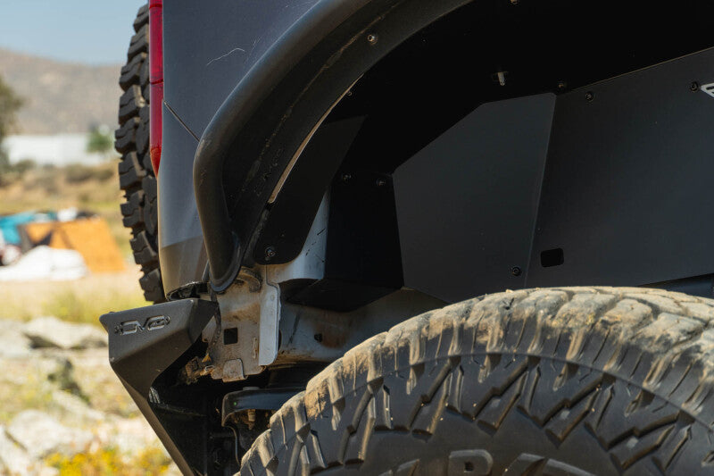 DV8 21-25 Ford Bronco Rear Aluminum Inner Fenders - Black