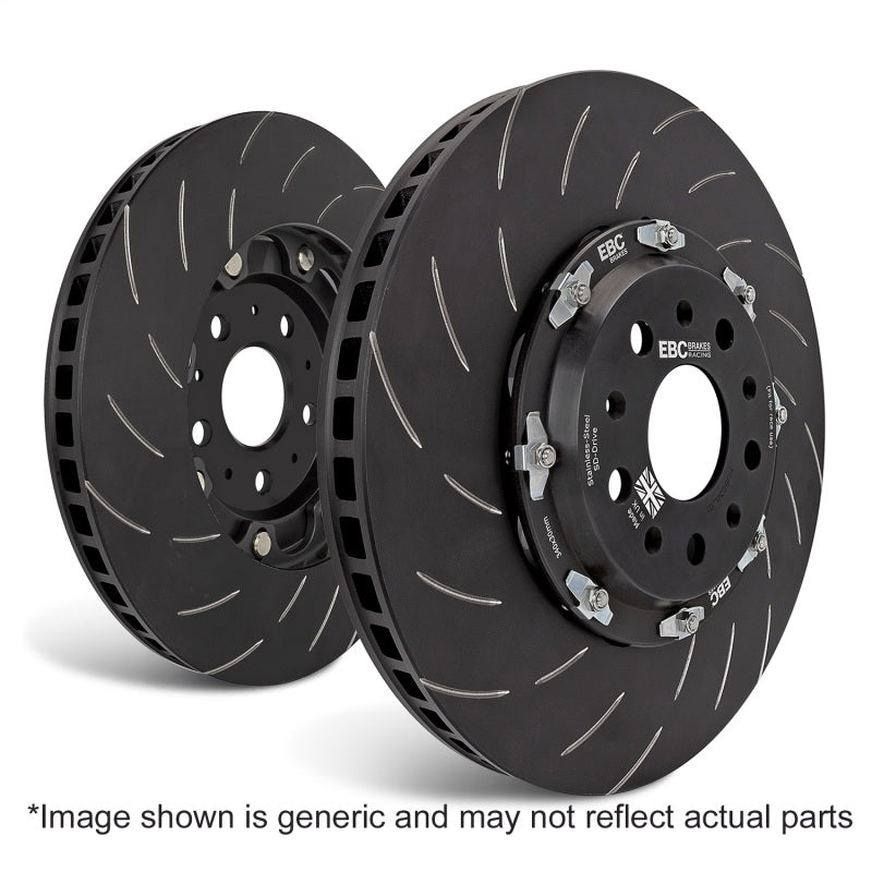 EBC Racing 11-19 BMW M5/M6 4.4L (F10/F12/F13/F06) 2 Piece SG Racing Front Rotors