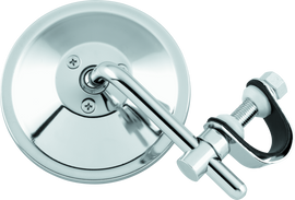 BikeMaster Universal Clamp On Mirror 4in Stem