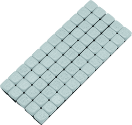 BikeMaster Square Wheel Weights Adhesive 1/4oz Silver