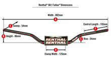 Load image into Gallery viewer, Renthal Eli Tomac 661 Fatbar  - Black