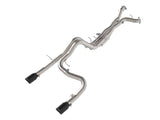 aFe 22-26 Ford Bronco V6 3.0L (tt) Vulcan Series 3in 304SS Cat-Back Exhaust System w/ Black Tips