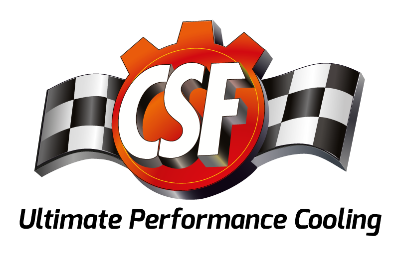 CSF Motorsport Radiator with Shroud - 14in SPAL Brushless Fans - Harnesses