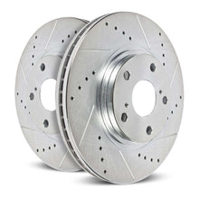 Load image into Gallery viewer, Power Stop 20-21 Chevrolet Corvette Rear Evolution Drilled &amp; Slotted Rotor - Pair