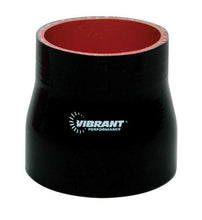Load image into Gallery viewer, Vibrant 4 Ply Aramid Reducer Coupling 1.75in Inlet x 1.25 Outlet x 3in Length - Black