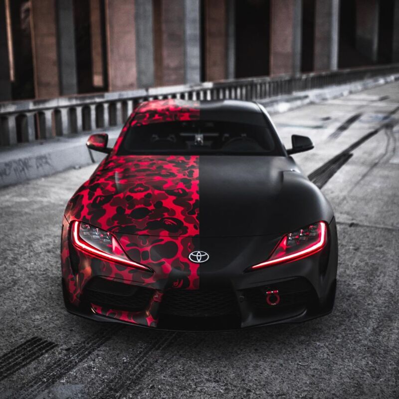 Oracle 20-21 Toyota Supra GR RGB+A Headlight DRL Upgrade Kit - ColorSHIFT w/o Controller