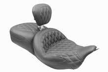 Load image into Gallery viewer, Mustang 08-25 Harley FL Touring Rd King Sp, Rd Glide Ltd, Dble Diamond ST Backrest - Black/GM