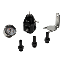Load image into Gallery viewer, DeatschWerks DWR550C Adjustable Carburetor Regulator w/ 3/8in Barb Fittings and Gauge