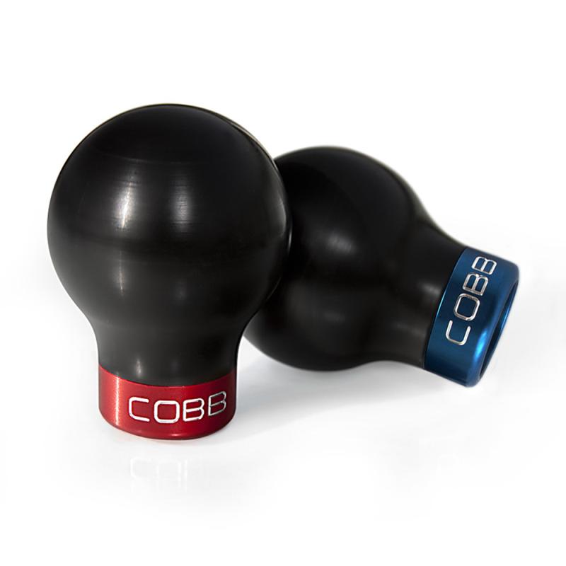 Cobb Subaru 6-Speed COBB Shift Knob - White w/Race Red Collar (Non-Weighted)