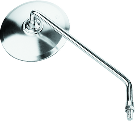 BikeMaster Round Mirror 10mm Left - Stainless