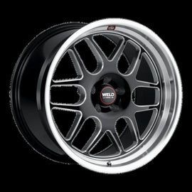 Weld Solana 20x9.5 / 6x139.7 BP / ET28 / 6.35in BS / Gloss Black MIL DIA 106.1