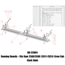 Load image into Gallery viewer, Gen-Y 11-24 RAM 2500/3500 Crew Cab Running Boards