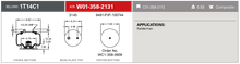 Load image into Gallery viewer, Firestone Ride-Rite Replacement Service Spring 1T14C1 RB 3/4CF 1/2ST PST (W013582131)
