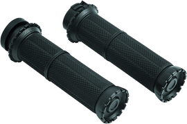 Kuryakyn Riot Grips Dual Cable Satin Black