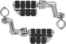 Load image into Gallery viewer, Kuryakyn Dually ISO Offset Highway Pegs With 1-1/4inch Clamp Chrome (Pair)