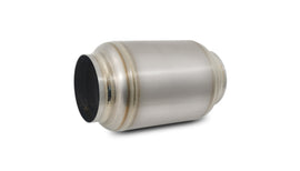 Vibrant Titanium Muffler w/Natural Tip 3in. Inlet / 3in. Outlet / 4.25in Dia