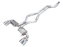 Load image into Gallery viewer, AWE Tuning 22-26 BMW M240i (G42) Touring Edition Exhaust - Chrome Silver Tips
