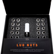Load image into Gallery viewer, Mishimoto Steel Locking Lug Nuts M14x1.5 24pc Set Black