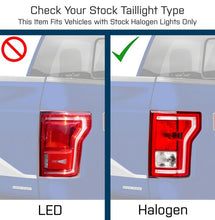 Load image into Gallery viewer, Raxiom 15-17 Ford F-150 LED Tail Lights w/ SEQL Turn Signals- Black Housing (Clear Lens)