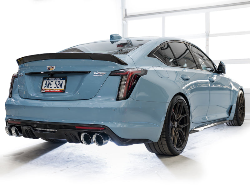 AWE Tuning 22-26 Cadillac CT5-V Blackwing SwitchPath Exhaust - Chrome Silver Tips