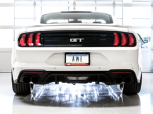 Load image into Gallery viewer, AWE Tuning 18-23 S550 Mustang GT SwitchPath Exhaust - Diamond Black Tips