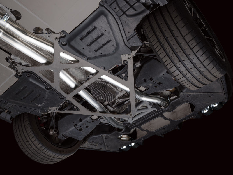 AWE Tuning BMW G90/G99 M5 Track Edition Cat-Back Exhaust - Chrome Silver Tips