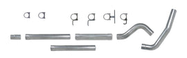 Diamond Eye KIT 4in Catback MFLR RPLCMENT PIPE Single AL: 94-97 FORD 7.3L F250/F350 PWRSTROKE