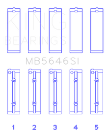 King Engine Bearings Toyota 1AZFE/2AZFE Main Bearing Set