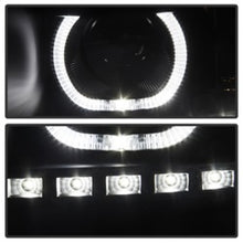 Load image into Gallery viewer, xTune Chevy Silverado 1500/2500/3500 07-13 LED Halo Projector Headlights Black PRO-JH-CSIL07-CFB-BK
