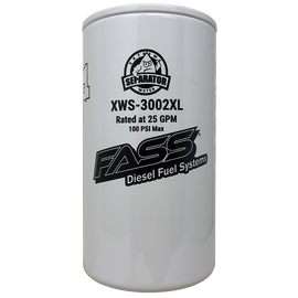 FASS Hydroglass Titanium Signature Series Extended Length Extreme Water Separator XWS-3002XL
