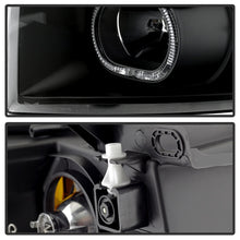 Load image into Gallery viewer, xTune Chevy Silverado 1500/2500/3500 07-13 LED Halo Projector Headlights Black PRO-JH-CSIL07-CFB-BK