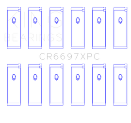 King Engine Bearings Nissan RB25/RB26 24V Coated Performance Rod Bearing Set - Size STDX