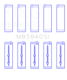 King Engine Bearings Chrysler/Dodge Gen 3 Hemi 5.7L/6.1L/6.4L Crankshaft Main Bearing Set (Set of 5)