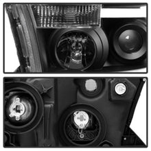 Load image into Gallery viewer, xTune Toyota Tundra 07-13 LED Light Bar Projector Headlights Black PRO-JH-TTU07-LED-BK