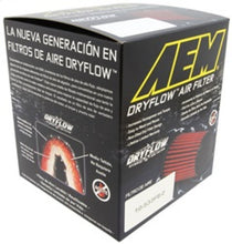 Load image into Gallery viewer, AEM Dryflow Air Filter Conical 5.5in Base OD x 4.75in Top OD x 5in Height