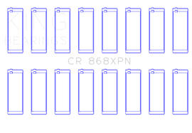 King Engine Bearings Ford Prod V8 4.6L/5.4L Performance Rod Bearing Set - Size STD