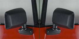 Omix Door Mirror Kit Black- 87-95 Jeep Wrangler YJ