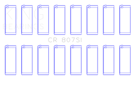 King Engine Bearings Chevy LS1/LS6/LS3 Silicone Bi-Metal Alum Rod Bearing Set - Size STD