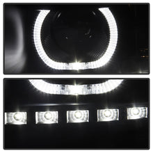 Load image into Gallery viewer, xTune Chevy Silverado 1500/2500/3500 07-13 LED Halo Projector Headlights Black PRO-JH-CSIL07-CFB-BK